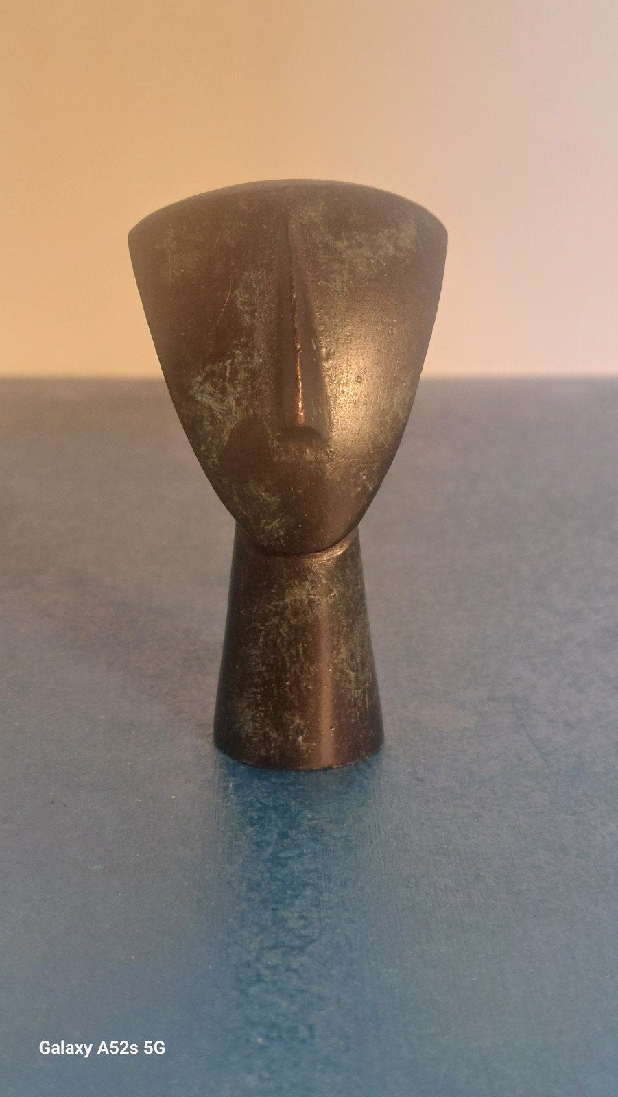 Art abstrait en bronze kykladique., Antiquités & Art, Enlèvement ou Envoi, Bronze