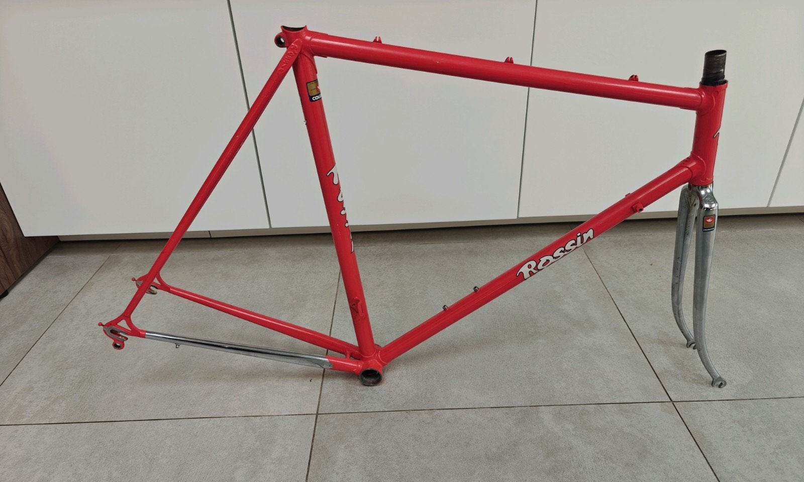 Retro Italiaan rossin frame en voorvork maat 58, Ophalen