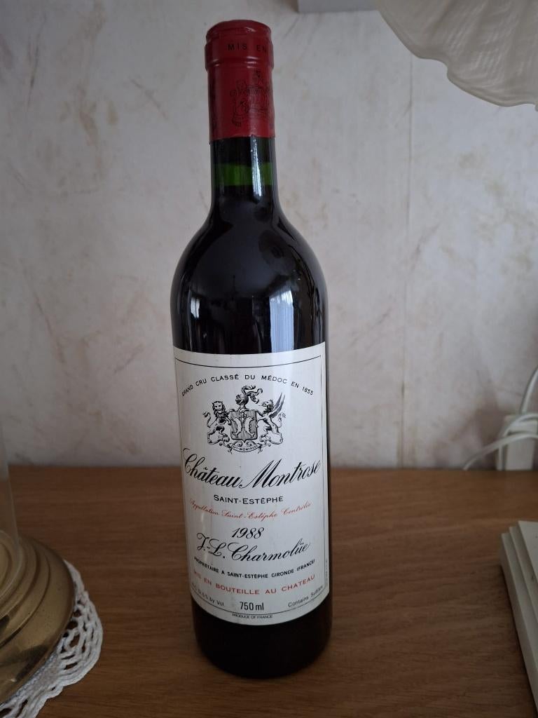 Château Montrose Saint-Estèphe Grand Cru Classé 1988, Collections, Vins, Neuf, Vin rouge, France, Pleine, Enlèvement