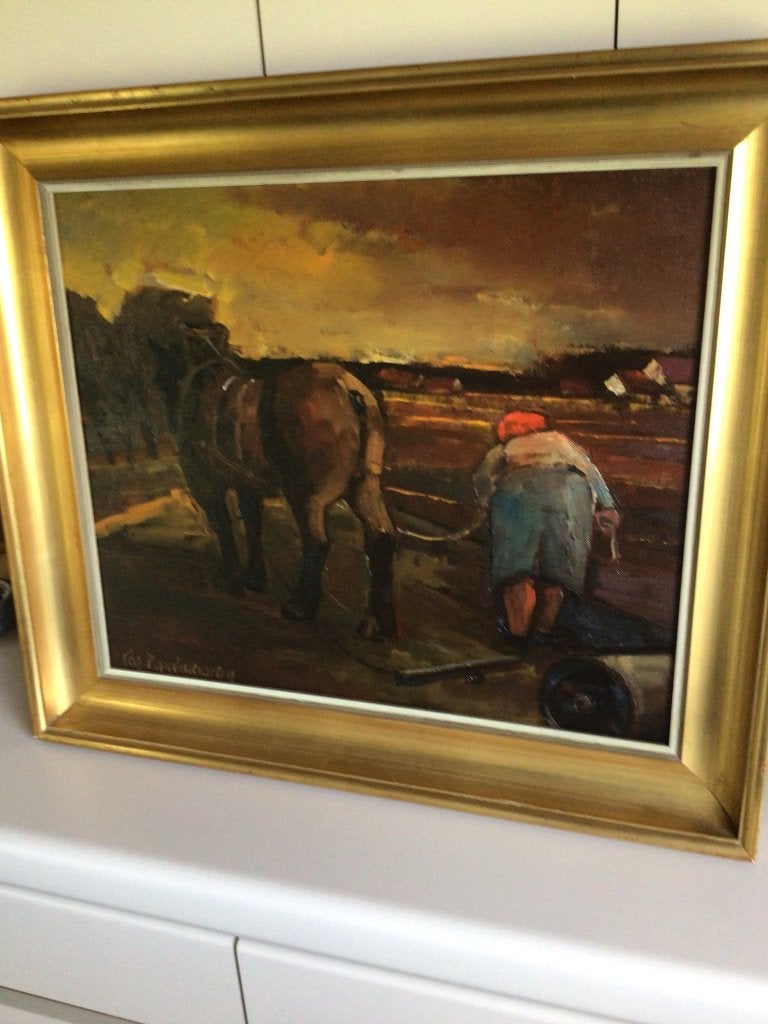 Lea Vanderstraeten., Antiek en Kunst, Ophalen, Doek