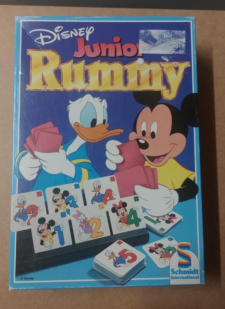 spel Disney - Junior Rummy, Een of twee spelers, Ophalen of Verzenden, Gebruikt