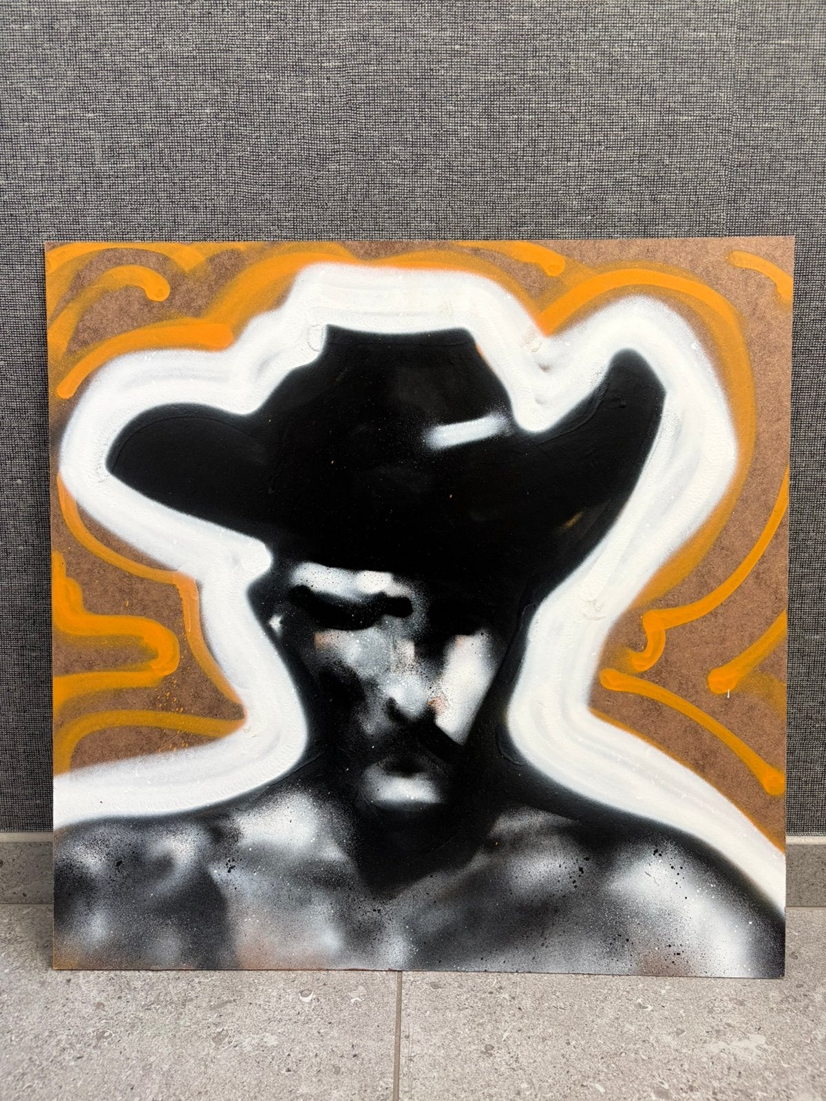 Wanted | Graffiti op plaat, Antiquités & Art, Art | Peinture | Moderne, Portrait, Autres techniques, Autres matériaux, Enlèvement ou Envoi