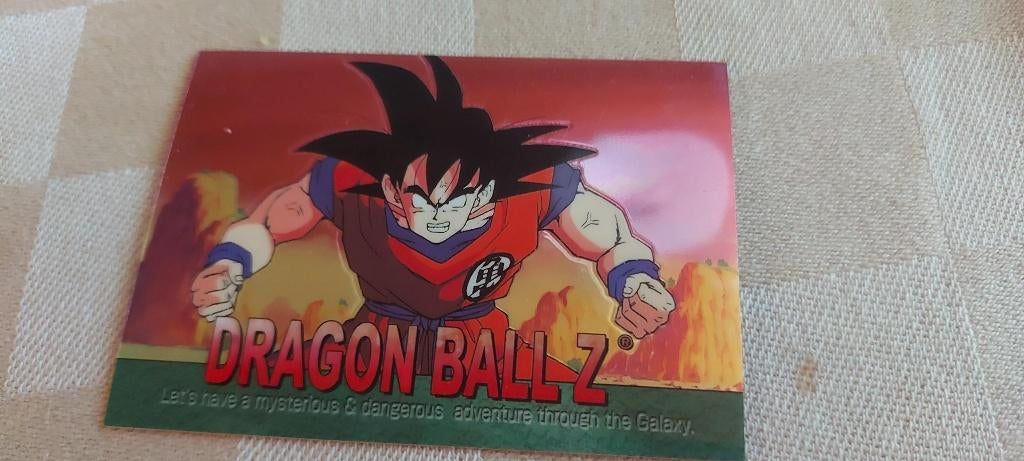 dragonball z kaart reverseholo card Goku powerup, Ophalen of Verzenden, Nieuw, Losse kaart