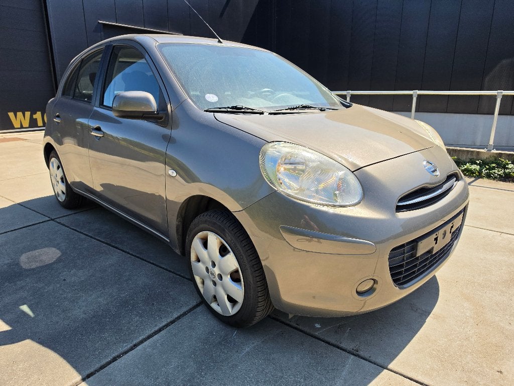Nissan Micra 1.2i Pure Drive Airco Gekeurd + Garantie, Autos, Nissan, Achat, Entreprise, Boîte manuelle, Noir