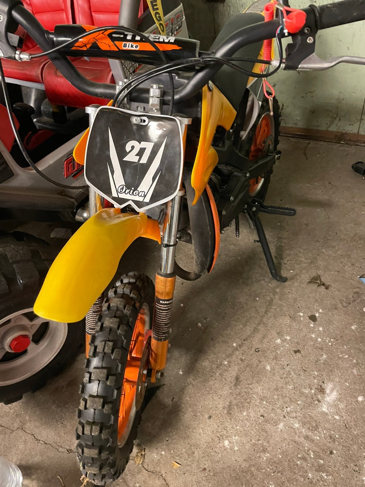 Orion dirtbike/pitbike, Fietsen en Brommers, Ophalen, Zo goed als nieuw