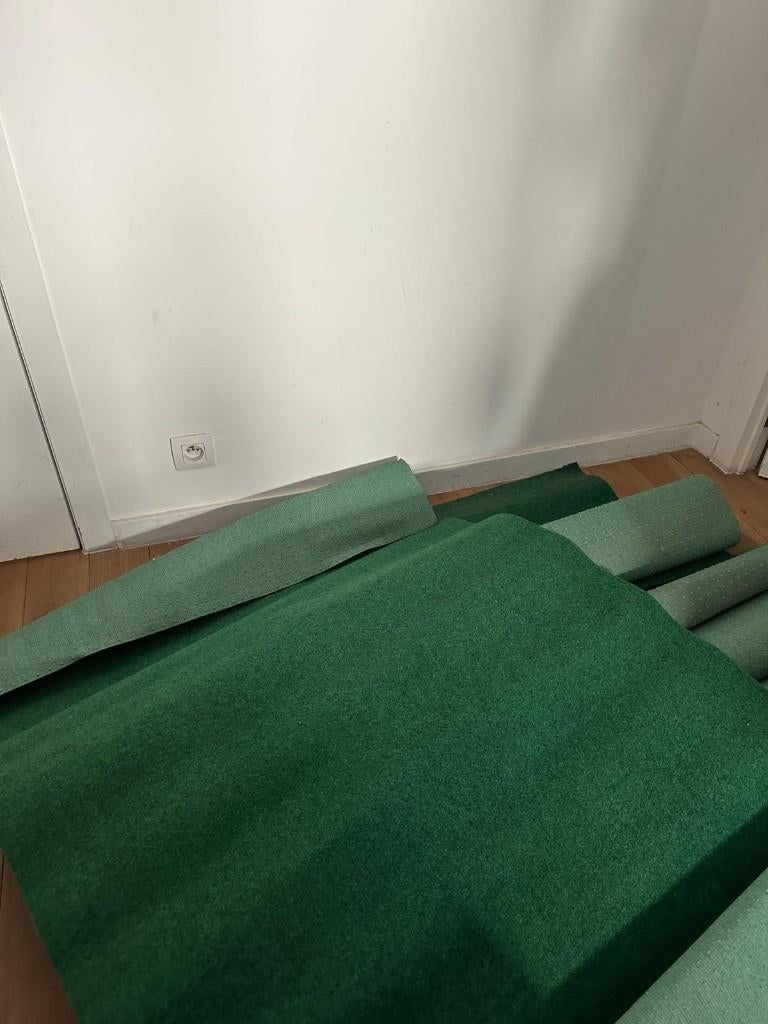 6x Groene kunstgrasmatten (1m x 2m) – Slechts 1x gebruikt!, Tuin en Terras, Gras en Kunstgras, Ophalen of Verzenden, Zo goed als nieuw