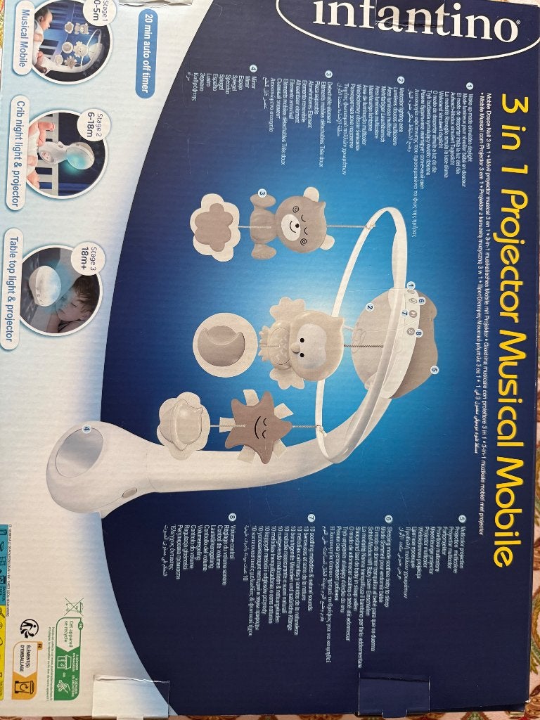 Mobile musical pour le lit, Enfants & Bébés, Parcs, Enlèvement, Comme neuf, Rond