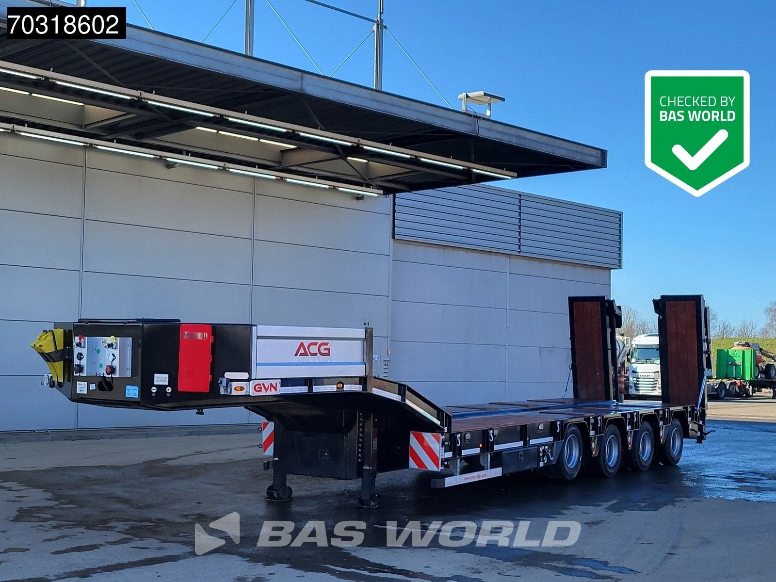 GVN LOWBED 4 essieux NEW! Lifting Axle + 2xSteering Axle Hyd, Autos, Achat, Entreprise, Autres carburants, Remorques et Semi-remorques