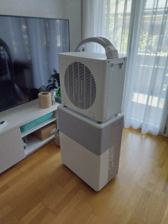 Midea PortaSplit (12000 BTU), Enlèvement ou Envoi, Refroidissement et Déshumidification, Comme neuf, Classe énergétique A ou plus économe