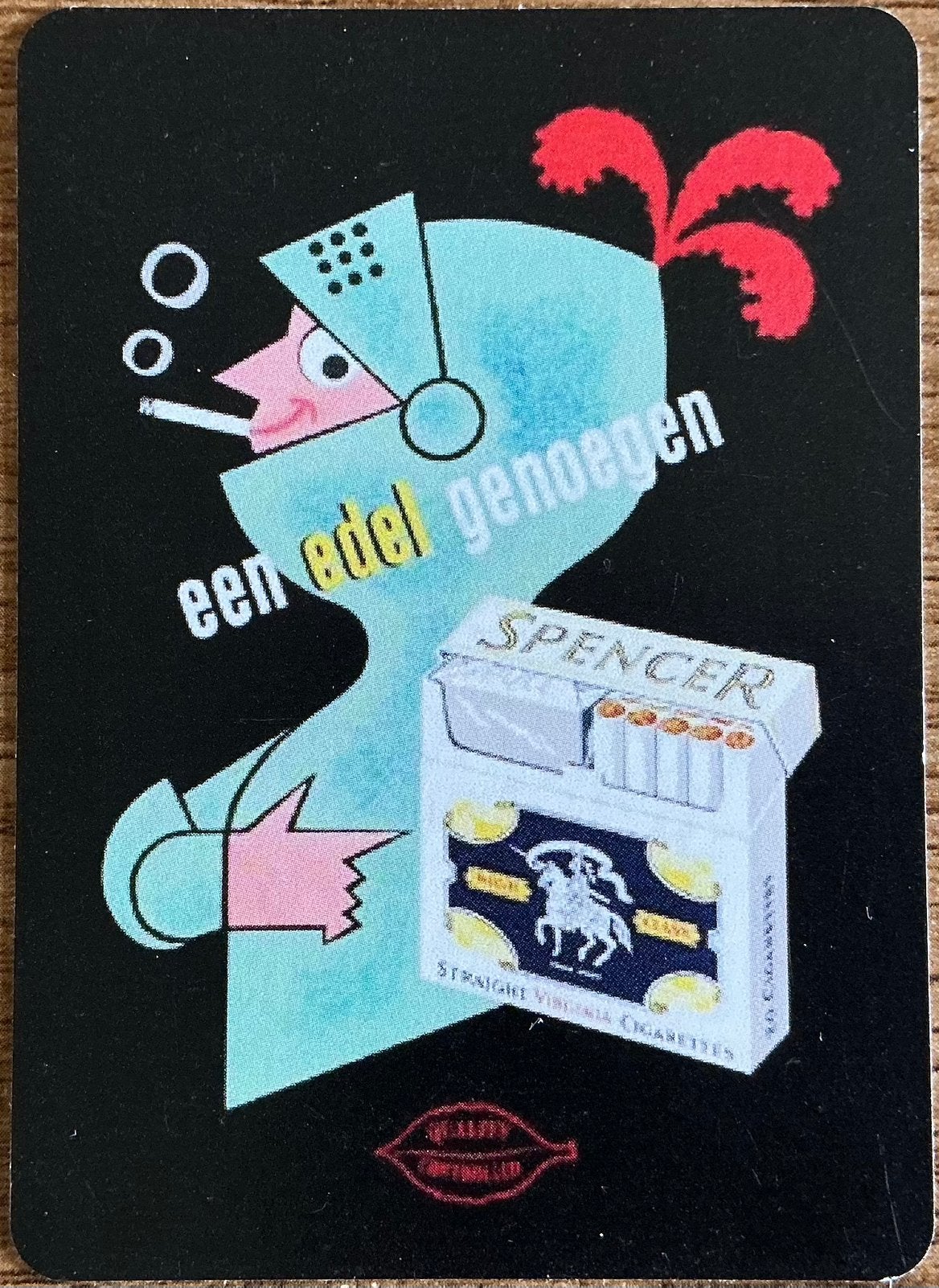 SPOCK CIGARETTES SPENCER, Enlèvement ou Envoi, Comme neuf, Carte(s) à jouer