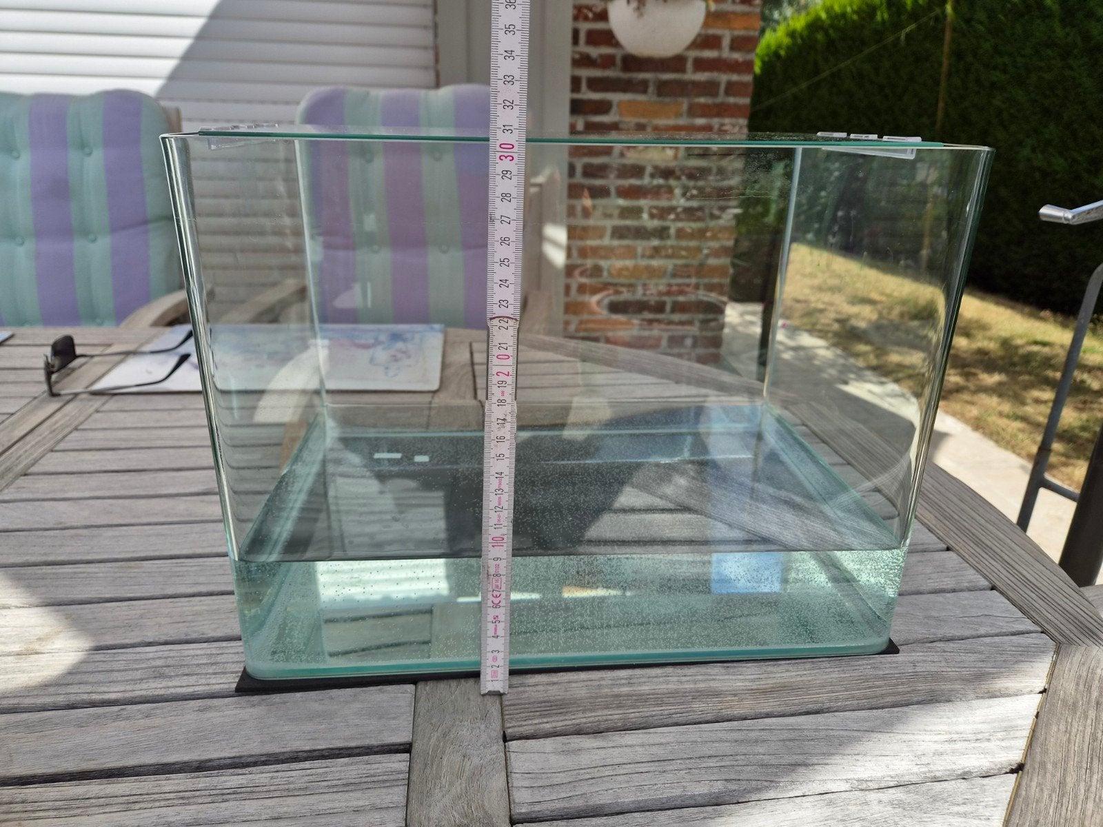 Aquarium 40 x 30 x 26 diep, Dieren en Toebehoren, Ophalen, Zo goed als nieuw, Leeg aquarium