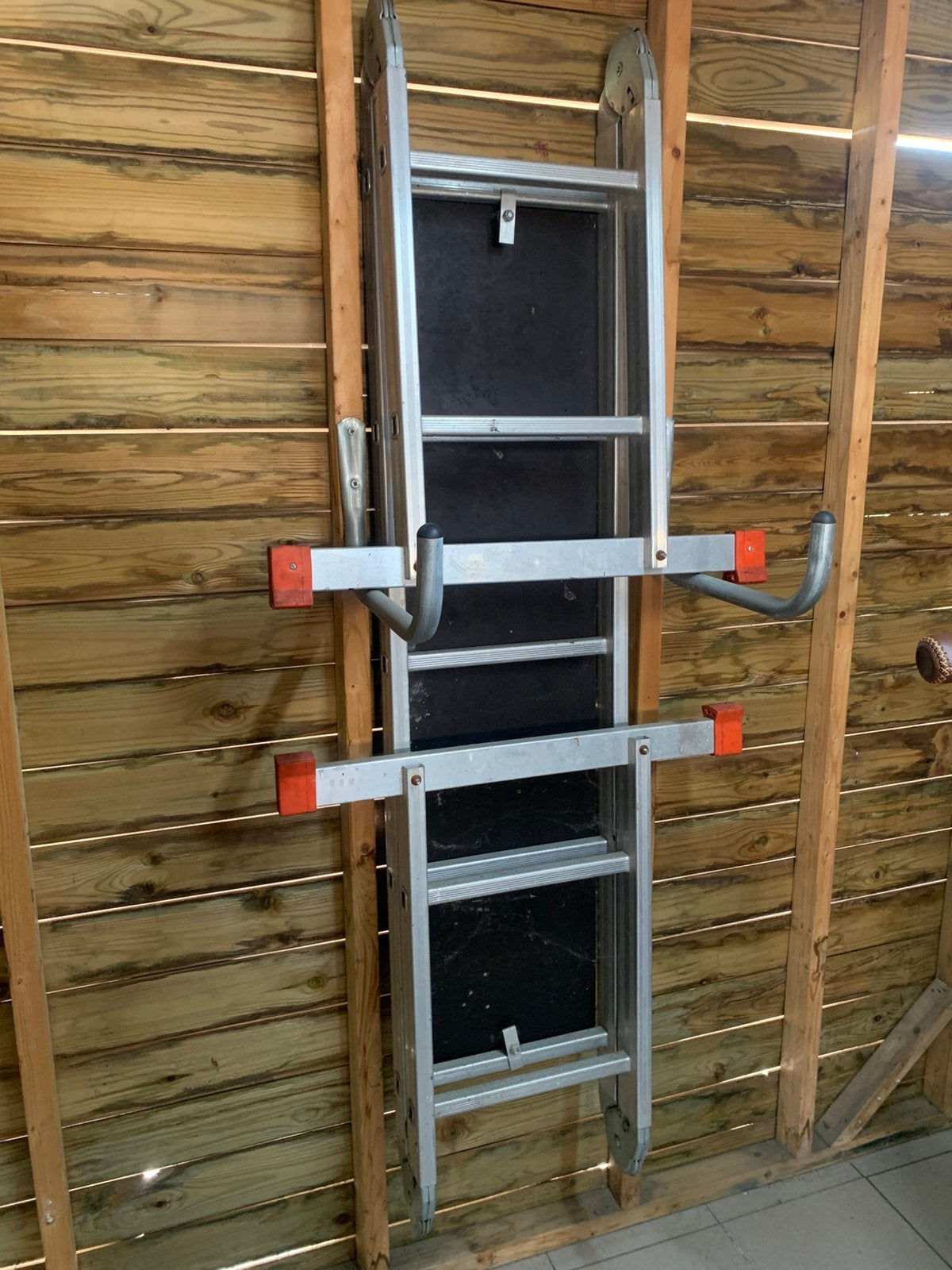 Vouwladder werkplatform, Doe-het-zelf en Bouw, Ophalen, Zo goed als nieuw