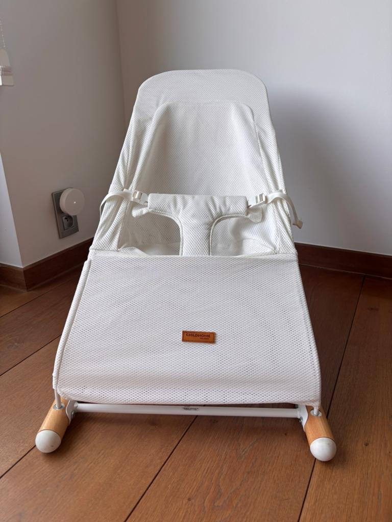 Childhome Evolux Wipstoel Natural Wit, Kinderen en Baby's, Wipstoeltjes, Ophalen, Zo goed als nieuw, Wipstoel