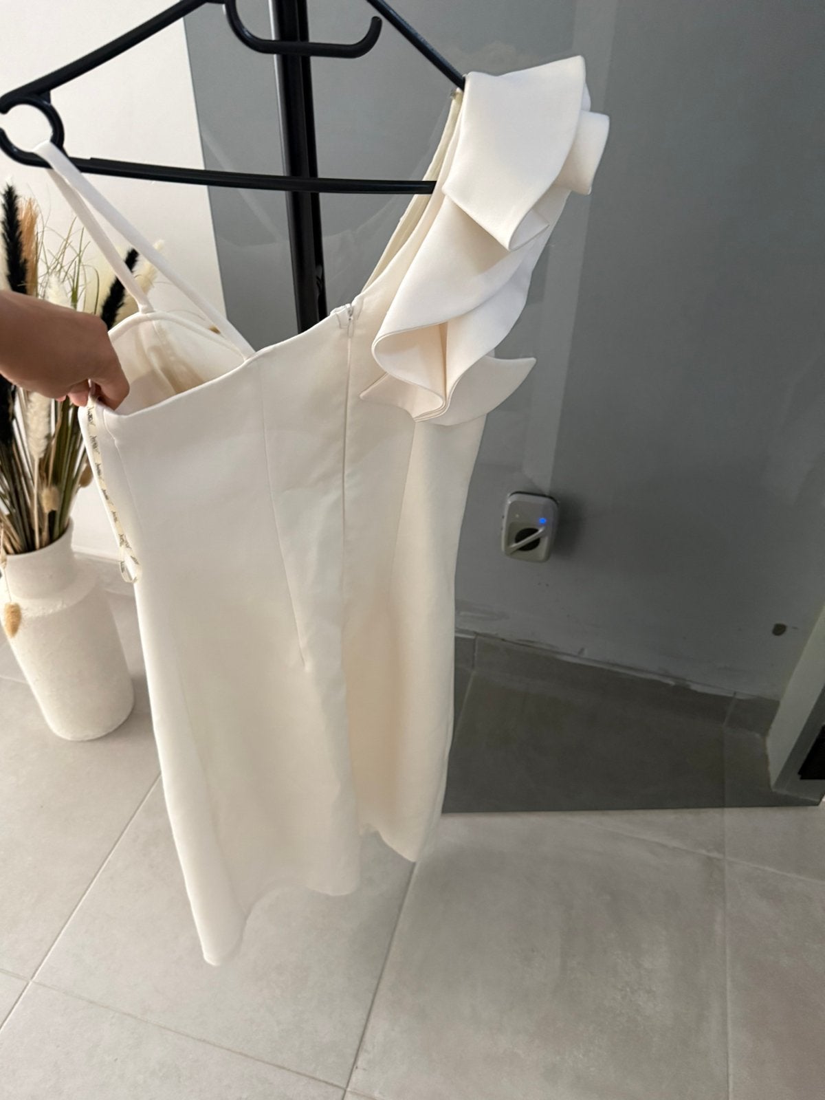 Bruidsjurk - coctaildress, Kleding | Dames, Trouwkleding en Trouwaccessoires, Ophalen, Zo goed als nieuw