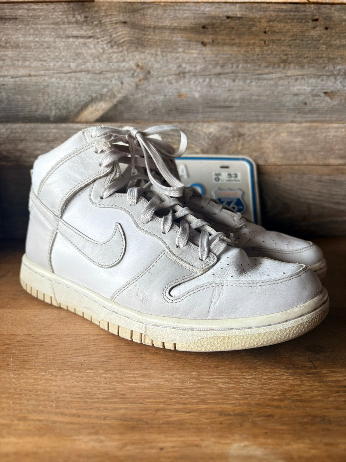 Nike Dunk High Retro White Pure Platinum Sneakers, Enlèvement ou Envoi, Comme neuf, Sneakers et Baskets