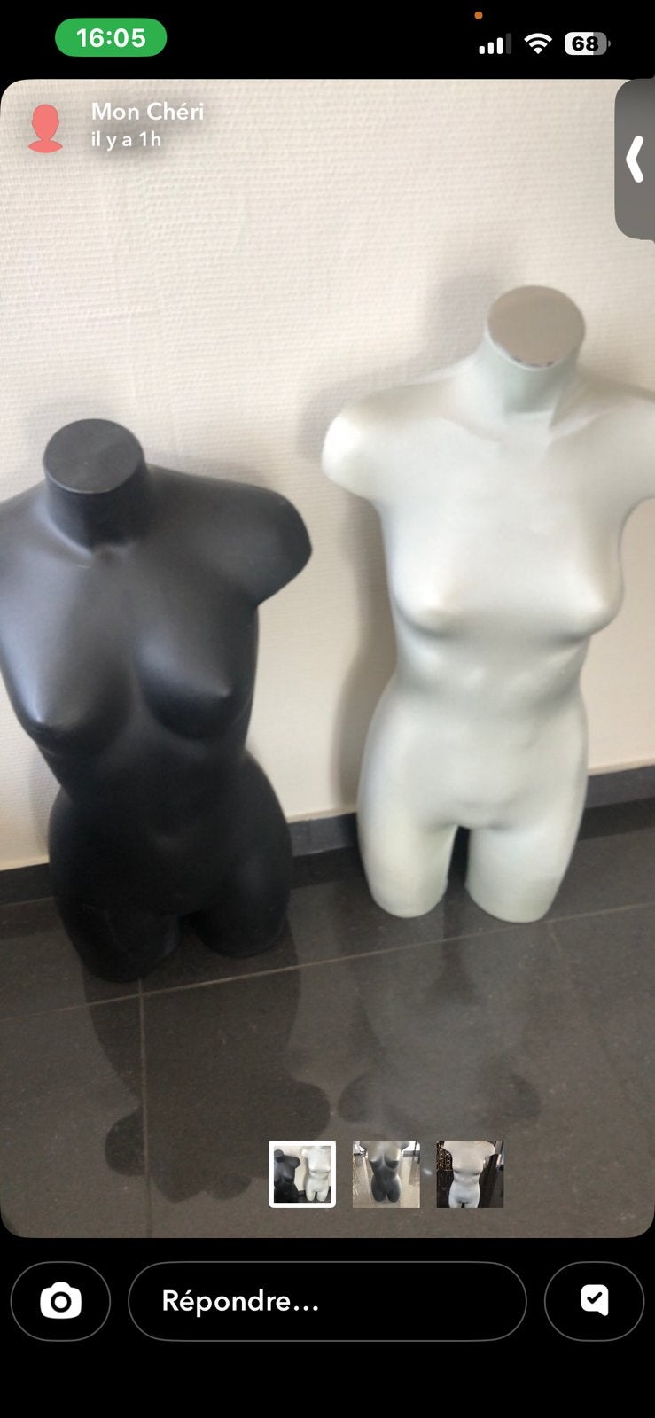 2 mannequin buste, Hobby & Loisirs créatifs, Enlèvement, Comme neuf, Mannequin