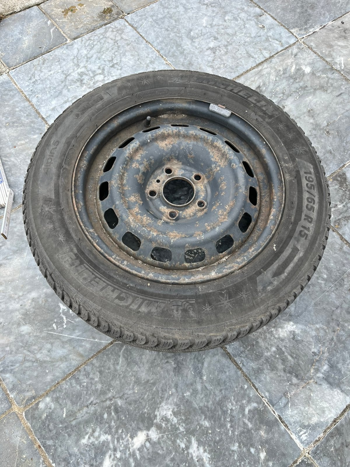 Jantes avec pneus d'hiver Michelin, Autos : Divers, Remorques Pièces, Enlèvement, Comme neuf