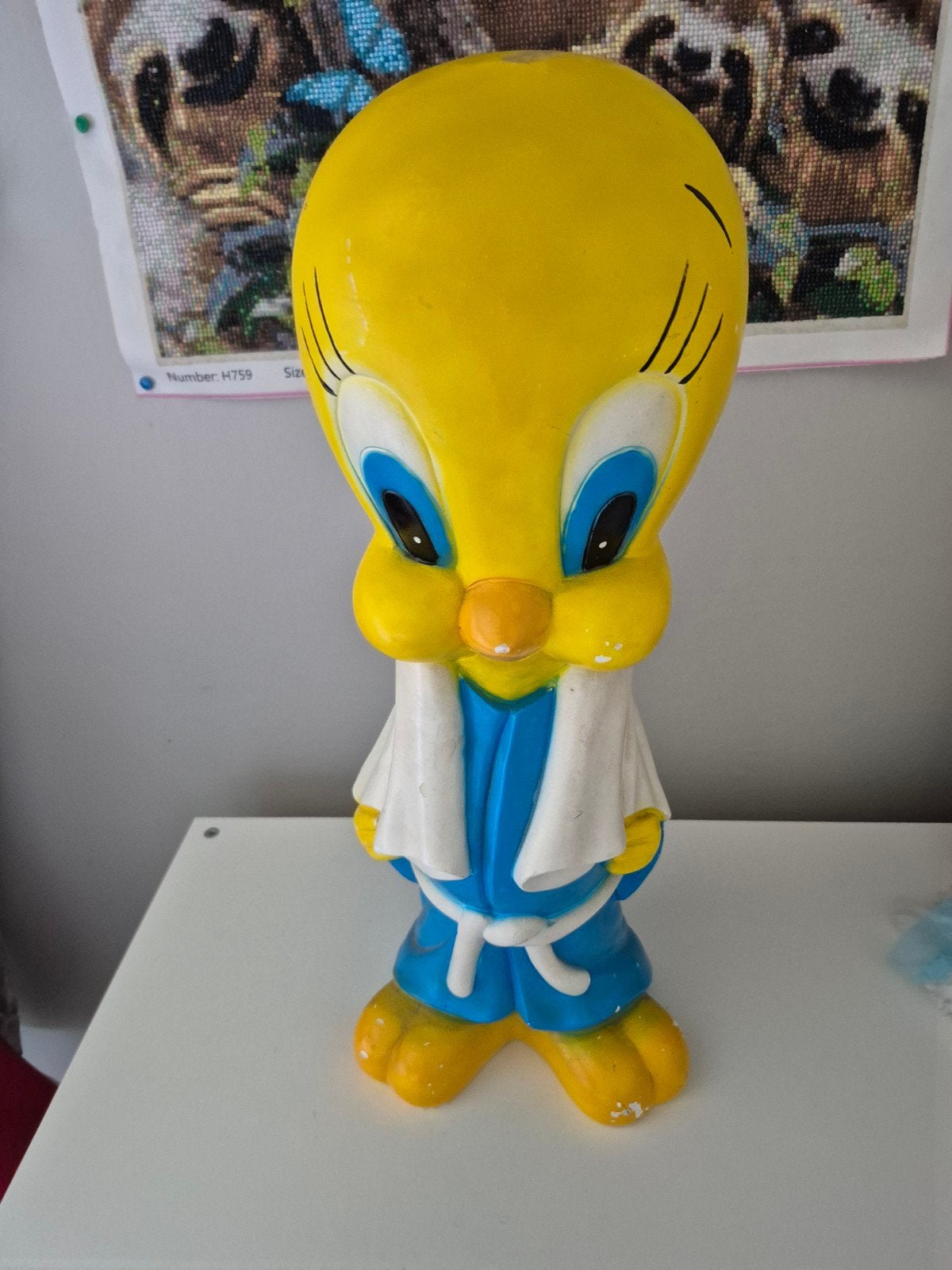 Tweety beeldje te restaureren op verschillende plekken verf, Verzamelen, Ophalen
