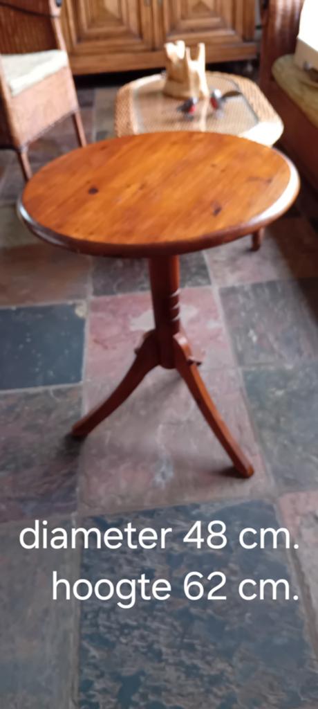 Oud houten wijntafeltje, Antiek en Kunst, Ophalen of Verzenden