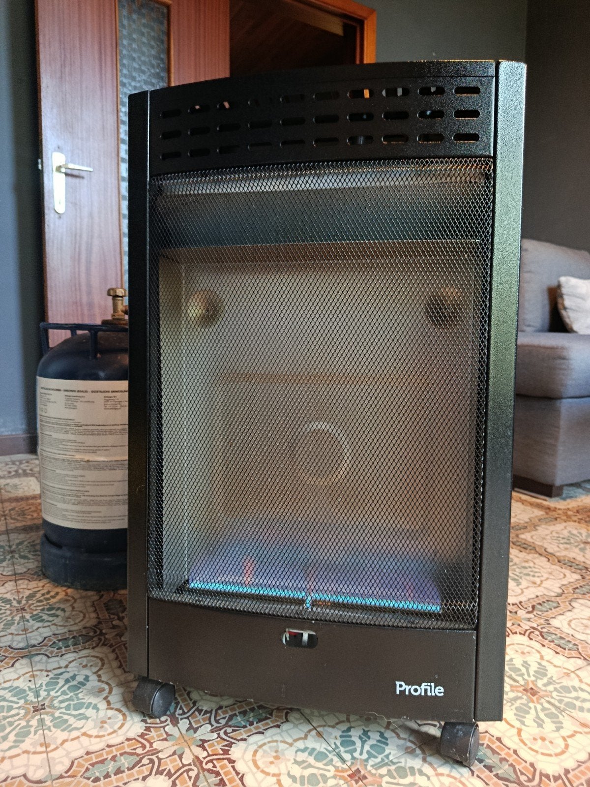 Poêle gaz mobile 4.2kw Butane/Propane, Maison & Meubles, Enlèvement, Comme neuf, Gaz, Chauffage à gaz