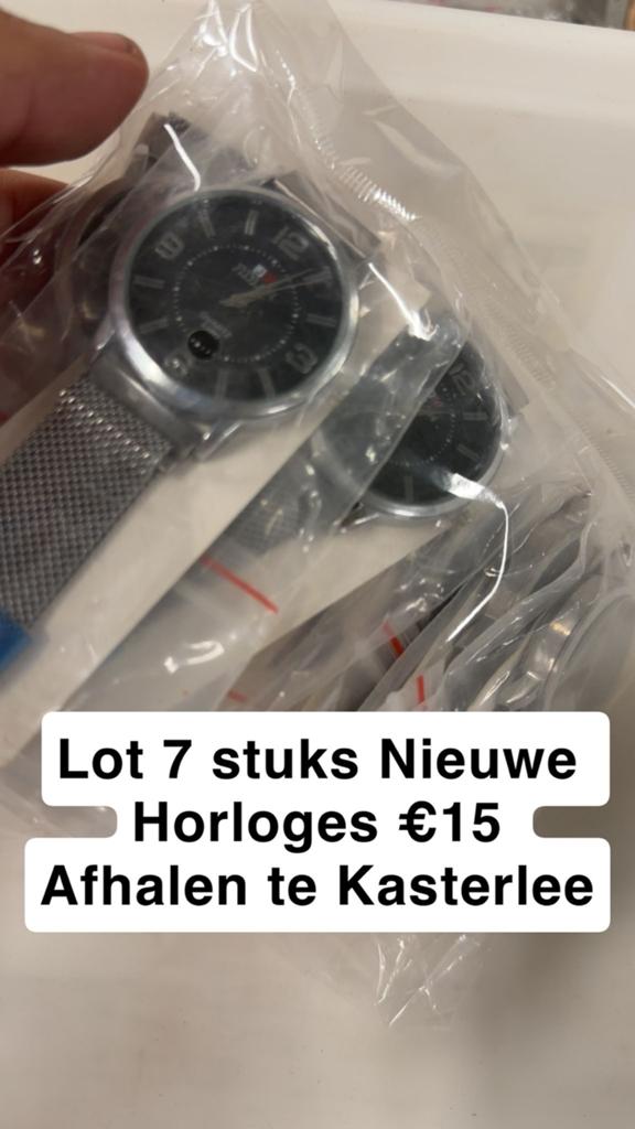 Mannen horloges, Ophalen