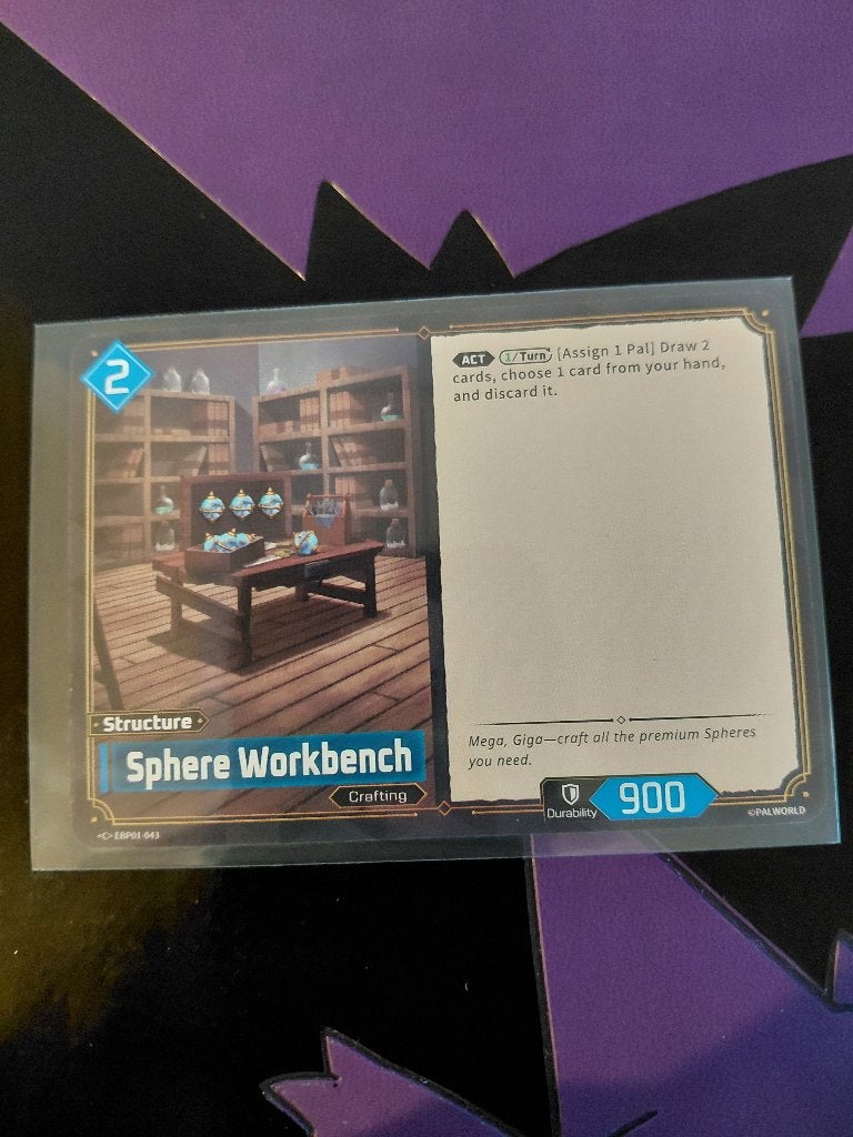 Palworld: Sphere Workbench - <C> EBP01-043 (PRISTINE), Ophalen of Verzenden, Nieuw, Speelkaart(en)