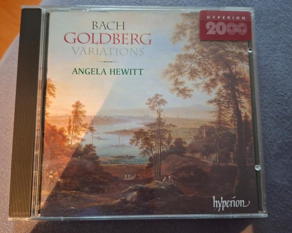 Cd. J.S. Bach. Goldberg Variations. Hyperion,  Angela Hewitt, Cd's en Dvd's, Cd's | Klassiek, Ophalen of Verzenden