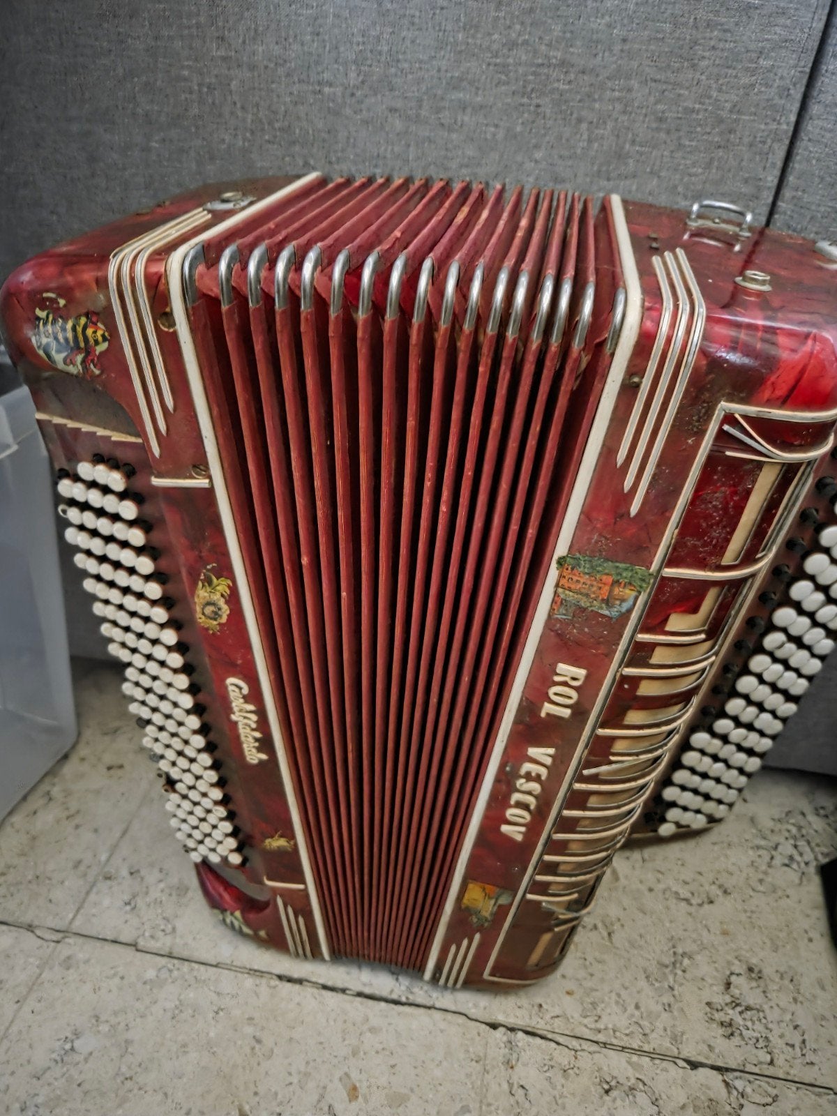accordeon, Musique & Instruments, Accordéons, Enlèvement, Utilisé, Accordéon à boutons