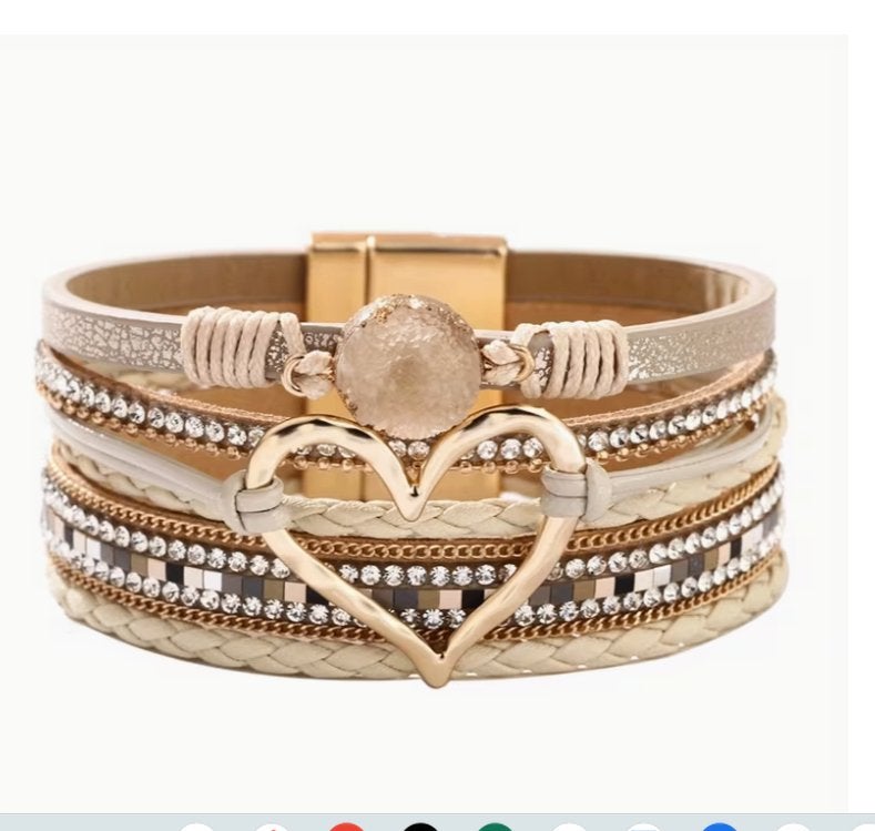 Superbes nouveaux bracelets de 4€ chacun, Bijoux, Sacs & Beauté, Bracelets, Neuf, Autres matériaux, Brun, Enlèvement ou Envoi