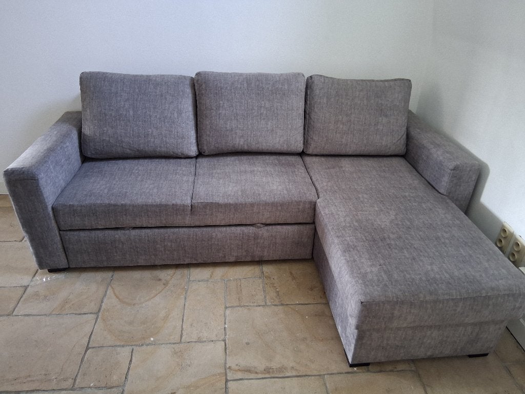 Canapé-lit gigogne avec espace de rangement à vendre, 150 cm ou plus, 300 cm ou plus, Banc droit, Comme neuf