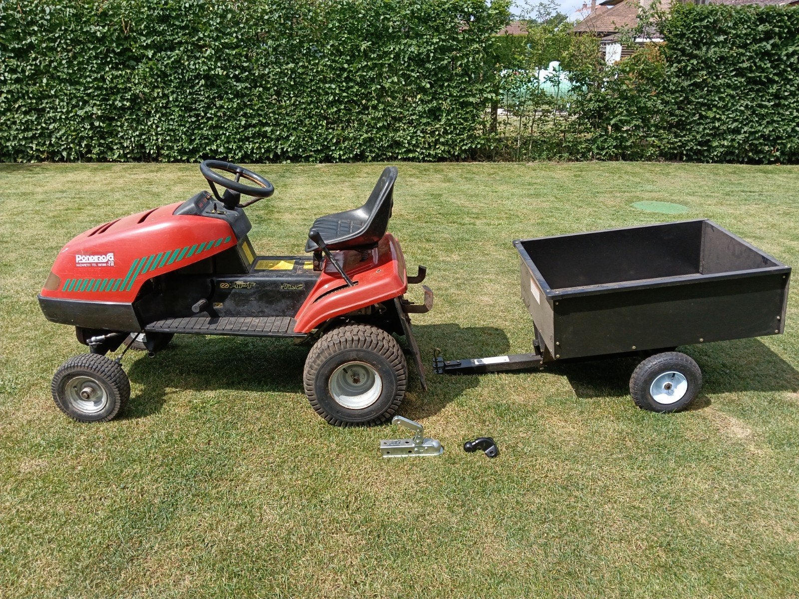 Zitmaaier zonder maaidek met nieuwe kipkar en nieuwe, Tuin en Terras, Zitmaaiers, Ophalen