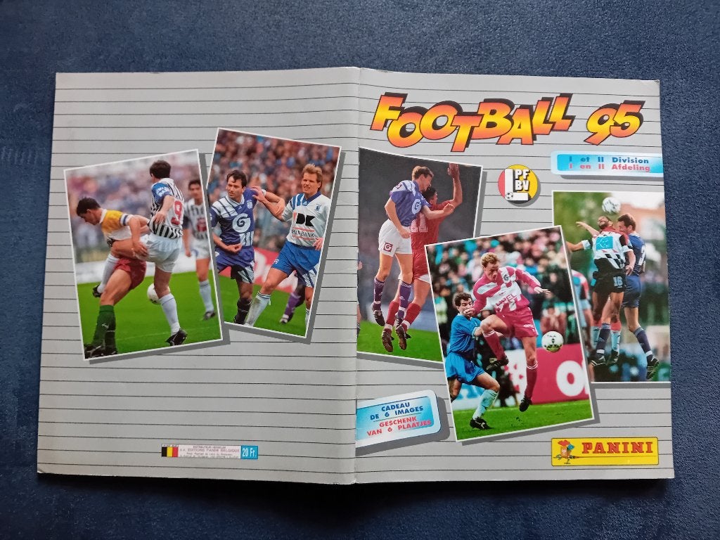panini stickerboek Football 95, Ophalen of Verzenden, Zo goed als nieuw, Plaatje