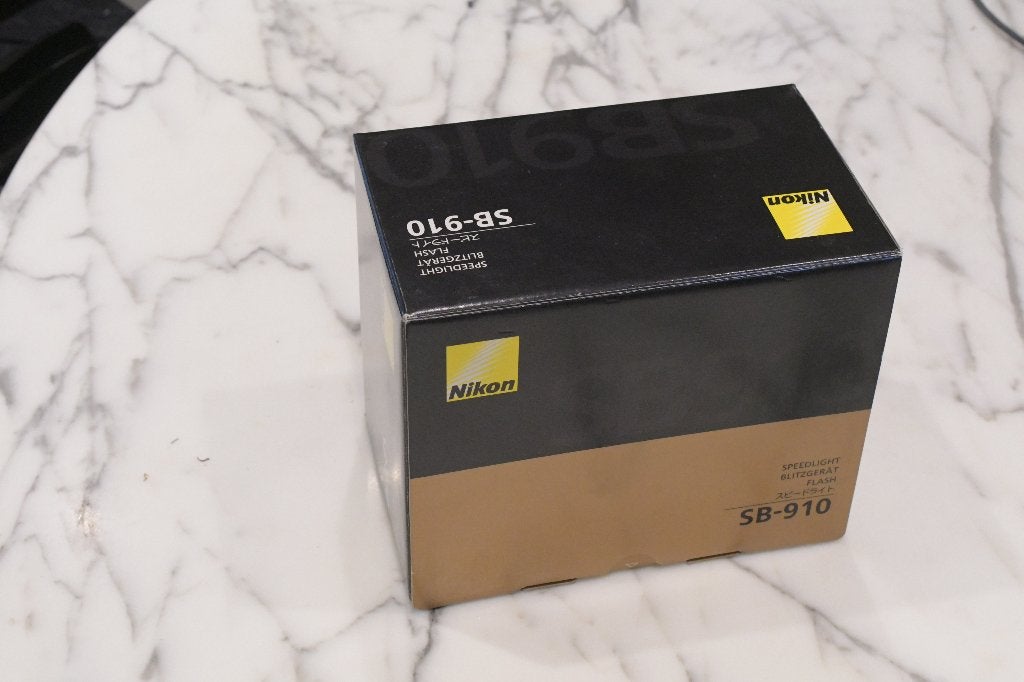 Nikon SB-910 flitser in doos, Audio, Tv en Foto, Foto | Flitsers, Gebruikt, Nikon, Kantelbaar, Ophalen of Verzenden