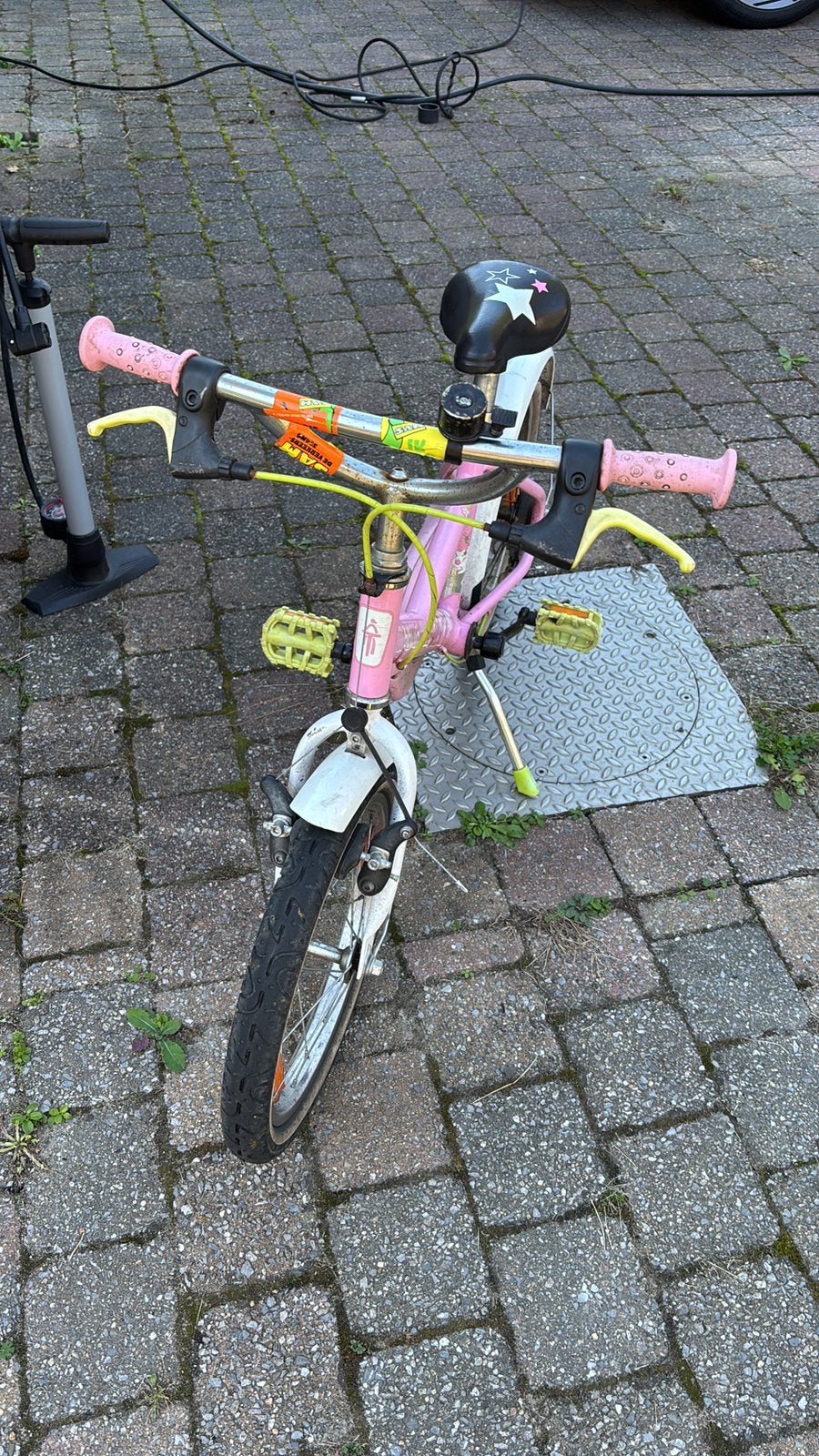 Roze fiets Btwin 16 inch, Enlèvement, Utilisé, 16 à 20 pouces