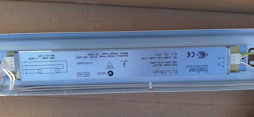 TLD-lamp van 60 cm, Ophalen, Gebruikt, Overige typen, Grijs
