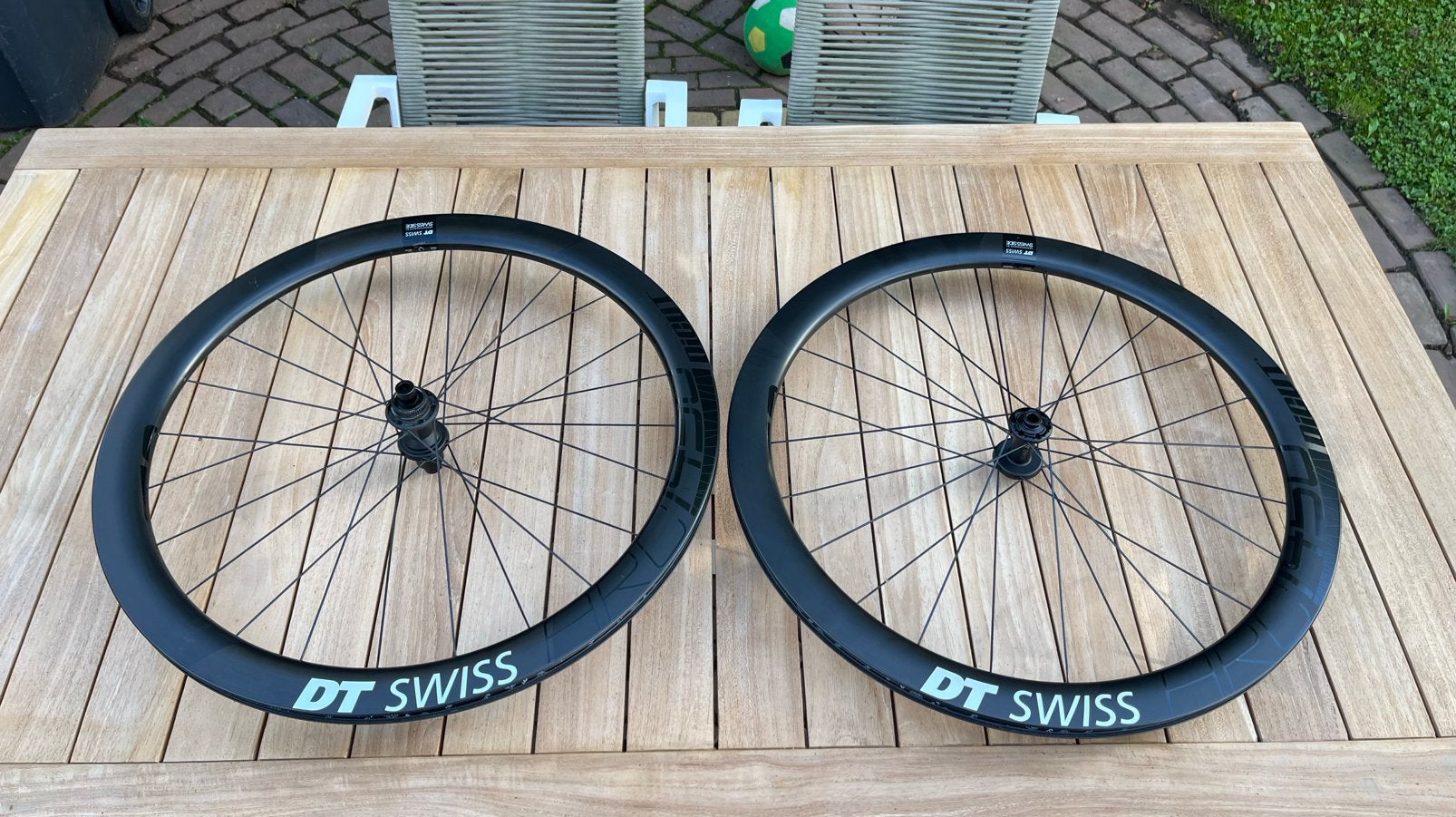 DT Swiss ARC 1450 50mm carbon wielen, Fietsen en Brommers, Ophalen, Zo goed als nieuw, Carbon