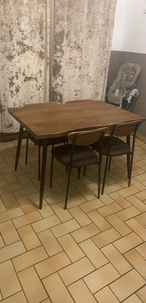 Table de cuisine, Ophalen, Zo goed als nieuw, 100 tot 150 cm