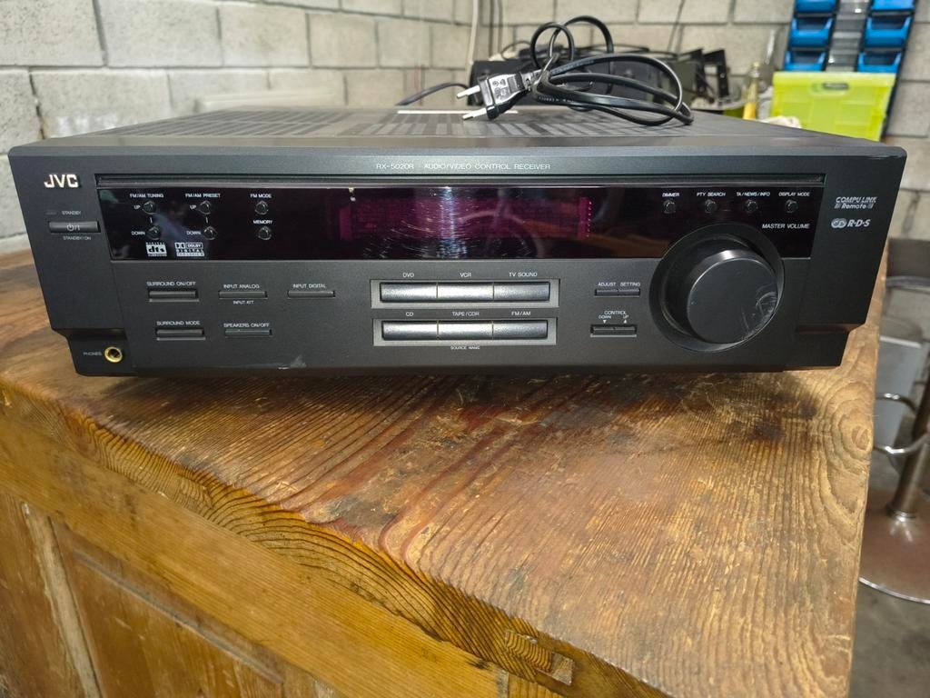 JVC 5.1 Surround Receiver – RX-5020RBK, Audio, Tv en Foto, Tuners, Ophalen of Verzenden