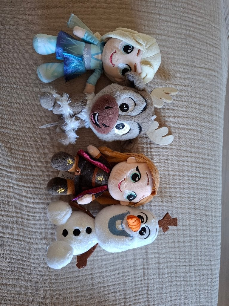 Set frozen knuffels, Kinderen en Baby's, Ophalen, Zo goed als nieuw