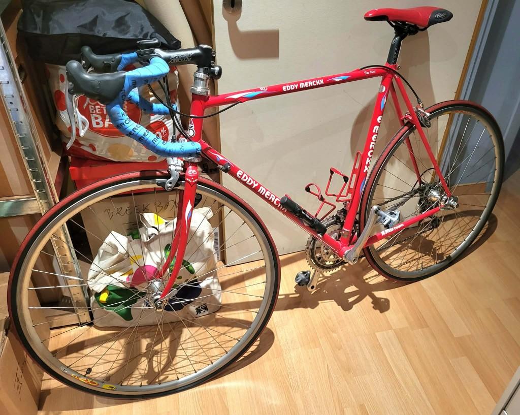 EDDY MERCKX  Corsa Extra, Fietsen en Brommers, Gebruikt, Staal, Velgrem, 57 tot 61 cm