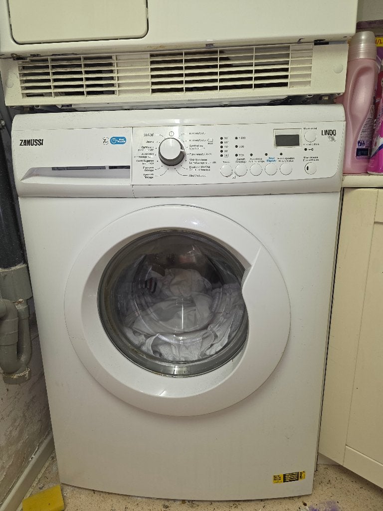 wasmachien zanussi, 4 tot 6 kg, Ophalen, Gebruikt, Voorlader