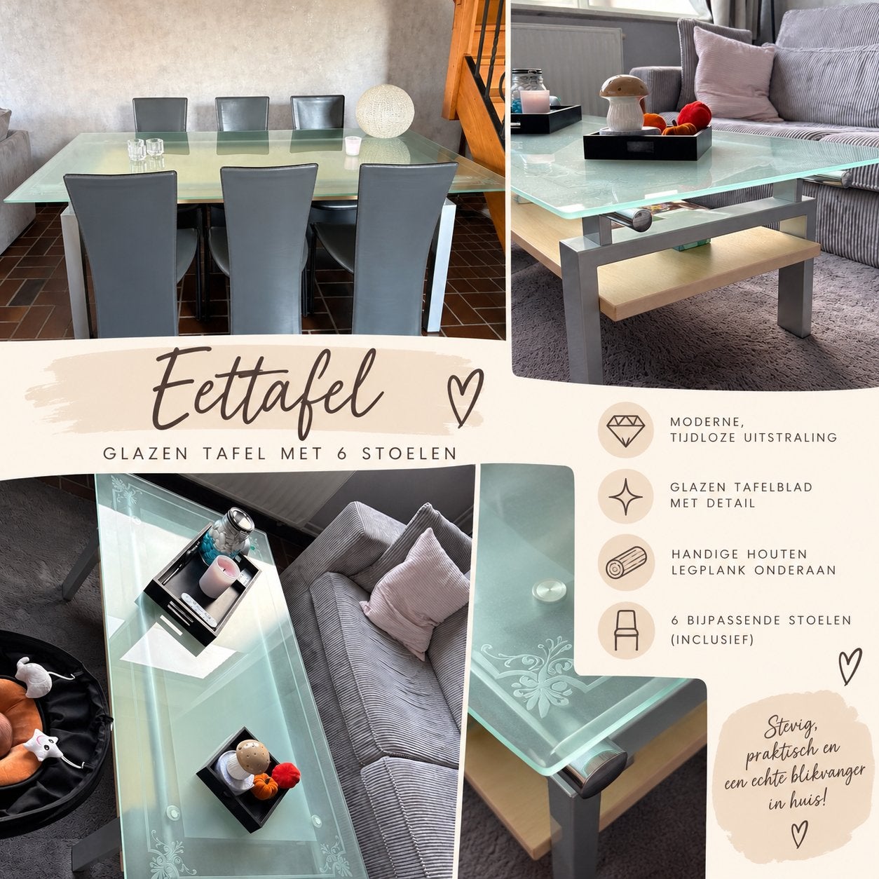 Tafels + stoelen (m2458981919) — Complete inboedels — 2dehands