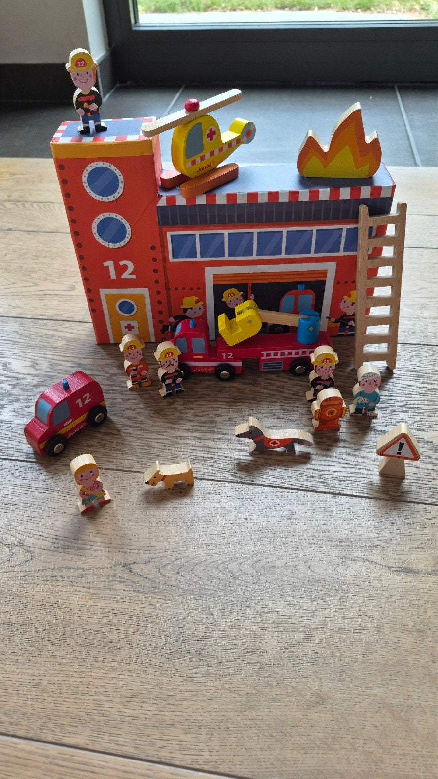 Janod brandweerkazerne hout, Kinderen en Baby's, Ophalen