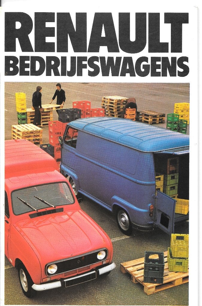 RENAULT BEDRIJFSWAGENS,  1985, Livres, Enlèvement ou Envoi, Comme neuf, Renault