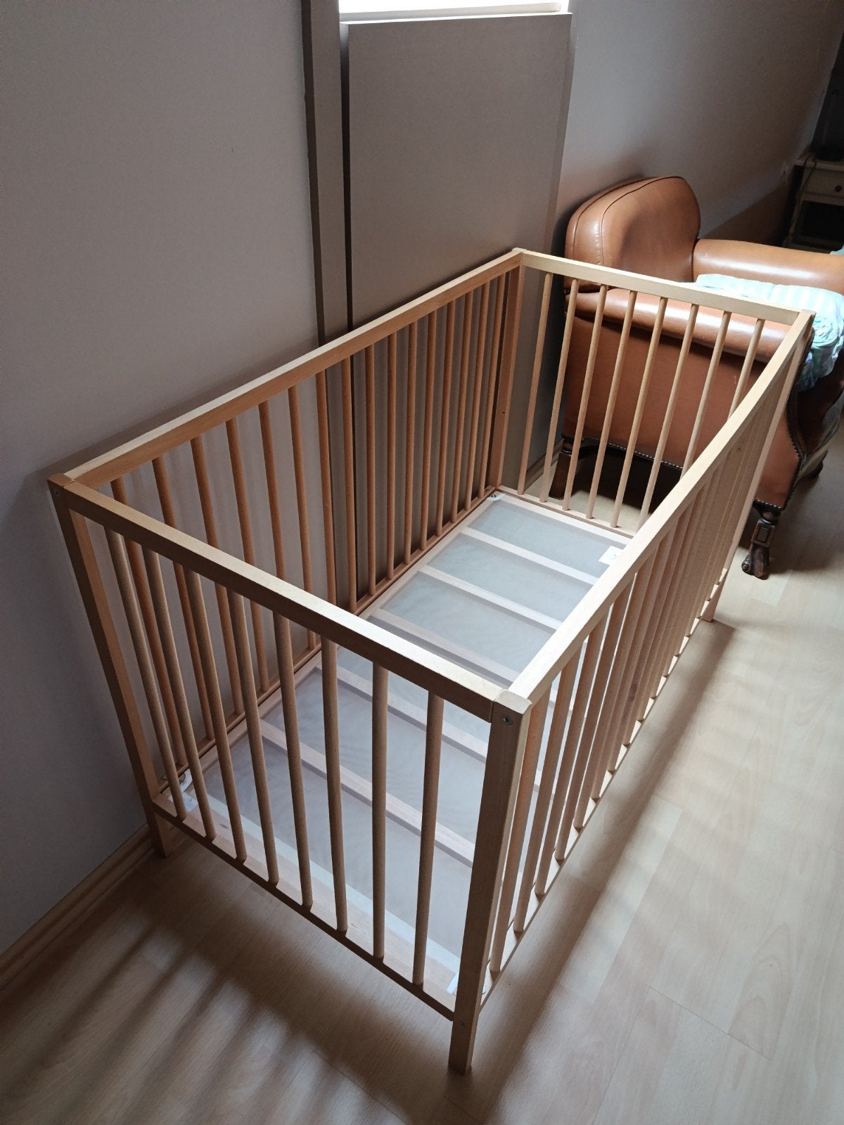 SNIGLAR ikea babybed 60x120 cm
Babybedje, beuken, 60x120 cm, Enlèvement, Comme neuf, Lit