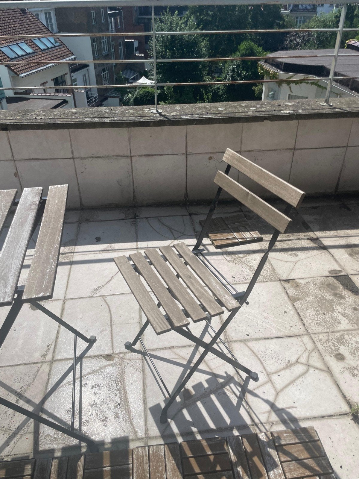 Ensemble table et chaises en bois ikea tarno, Jardin & Terrasse, Ensembles de jardin, Bois, Enlèvement