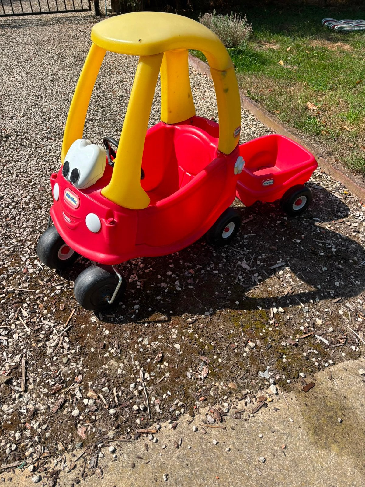 Little tikes auto met aanhanger, Ophalen, Gebruikt