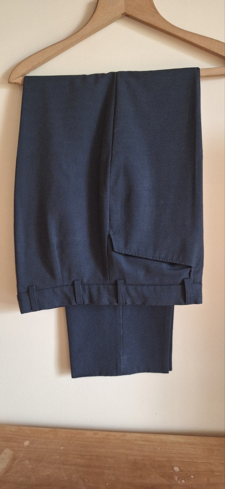 Gestreepte herenbroek, Vêtements | Hommes, Pantalons, Gris, Enlèvement ou Envoi, Comme neuf, Faro