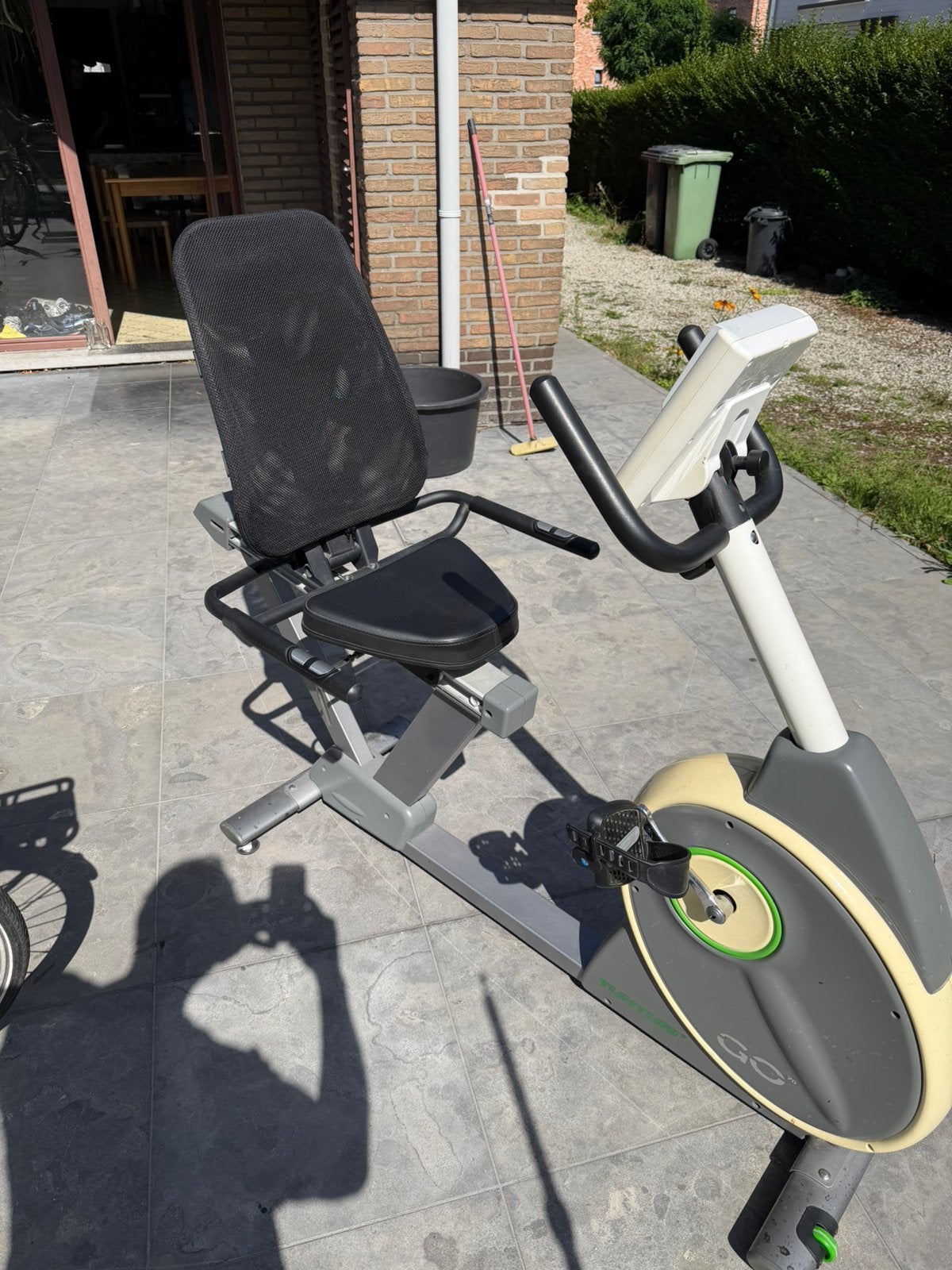 Tunturi GO Recumbent Bike 70 / ligfiets hometrainer, Ophalen, Gebruikt, Metaal, Hometrainer