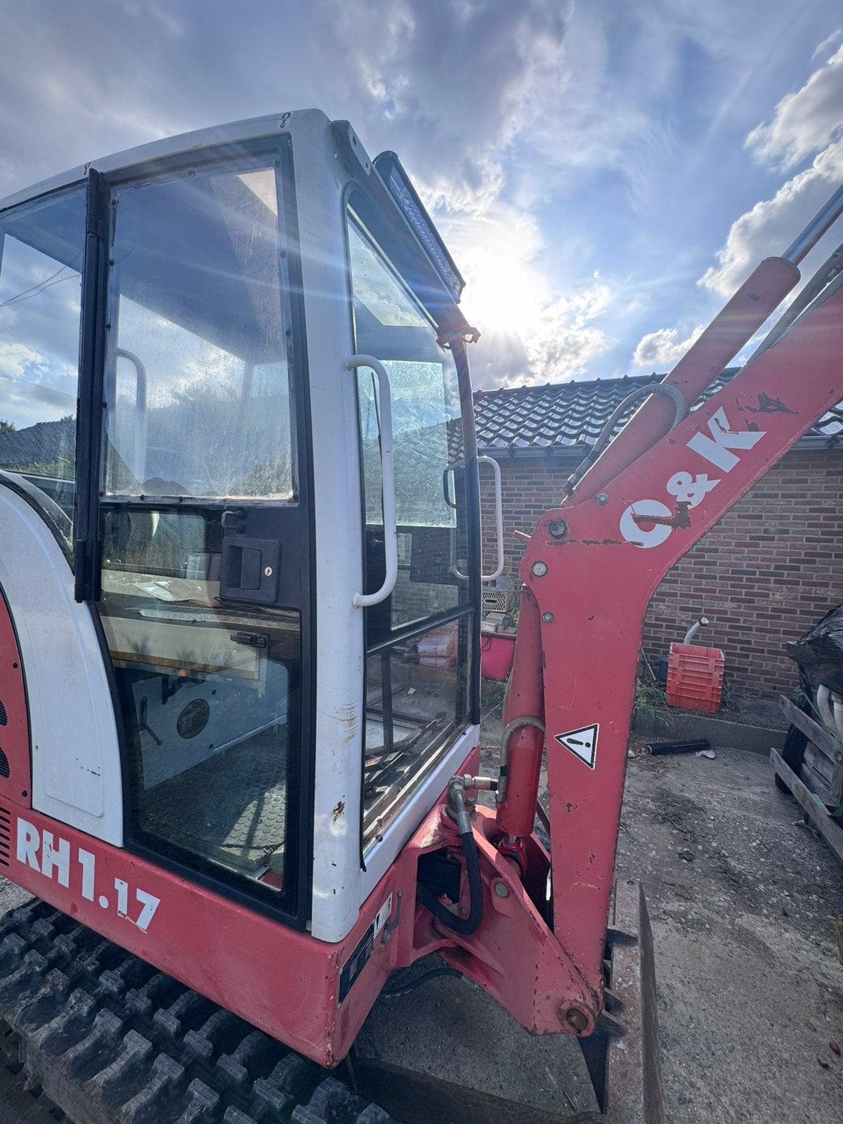 Minigraver 1,7 Ton, Enlèvement